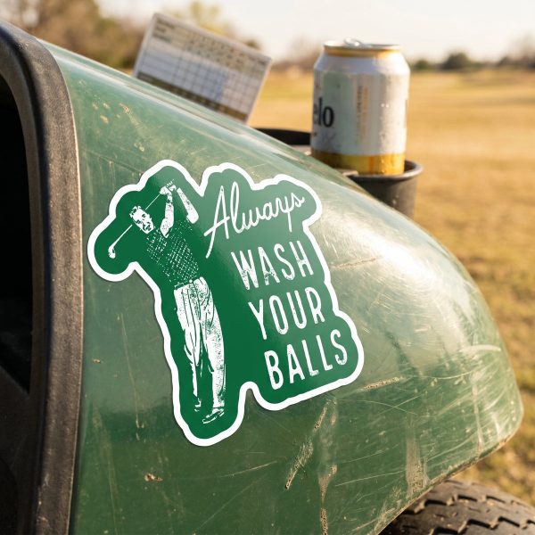 Always Wash Your Balls - Sticker