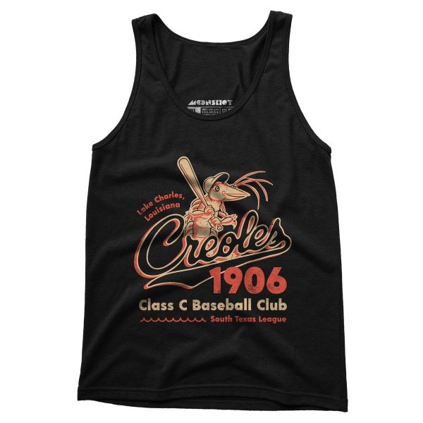 Lake Charles Creoles - Louisiana - Vintage Defunct Baseball Teams - Unisex Tank Top