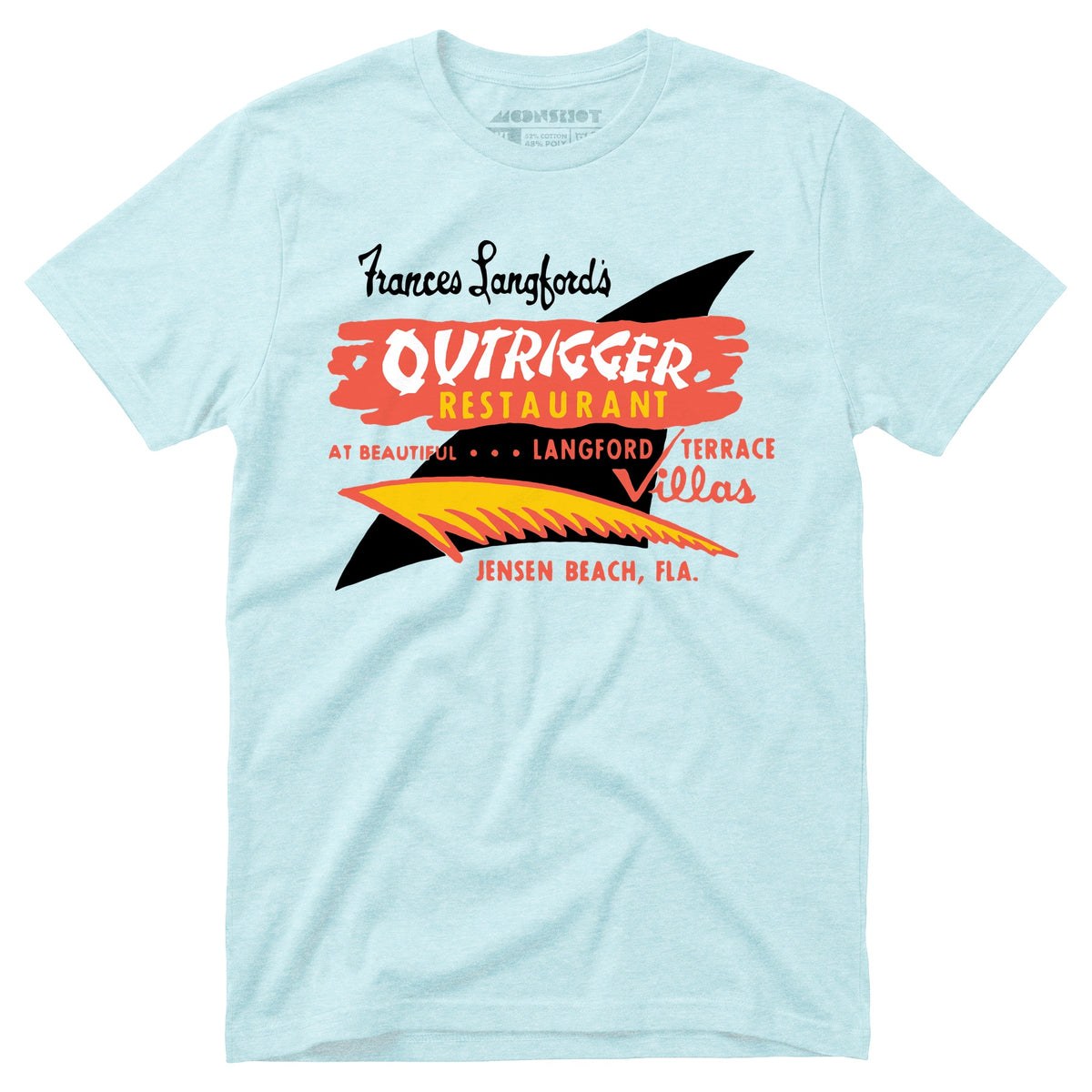 Outrigger - Jensen Beach, FL - Vintage Tiki Bar - Unisex T-Shirt