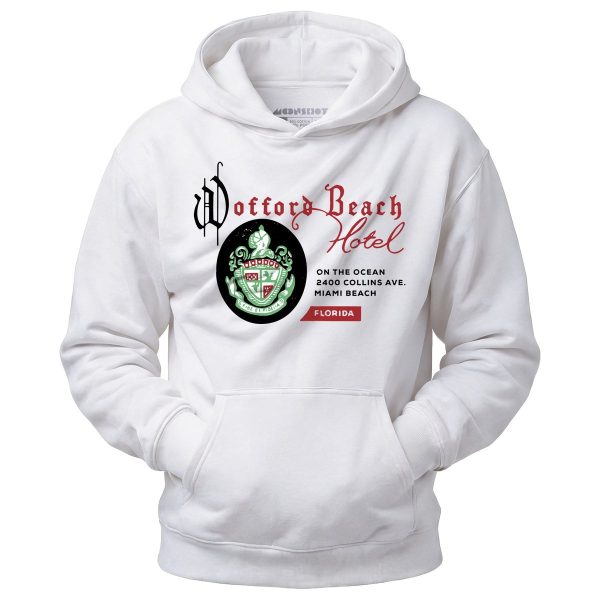 Wofford Beach Hotel - Miami, FL - Vintage Hotel - Unisex Hoodie