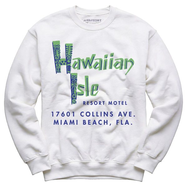 Hawaiian Isle Resort Motel - Miami, FL - Vintage Tiki Bar - Unisex Sweatshirt