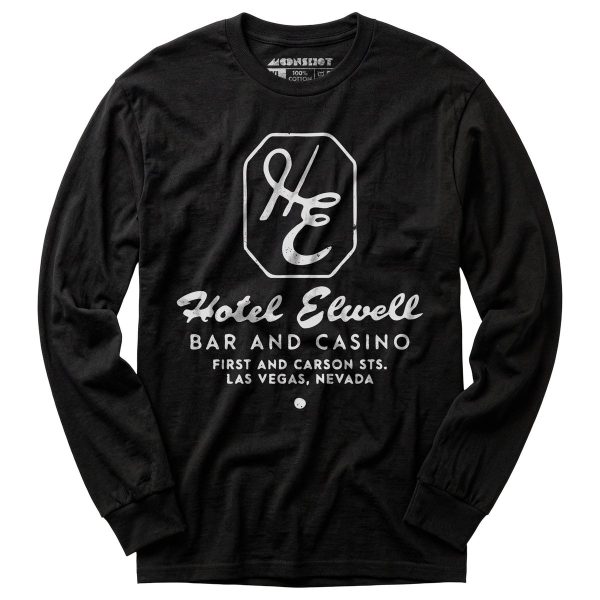 Hotel Elwell Bar and Casino - Vintage Las VEgas - Long Sleeve T-Shirt