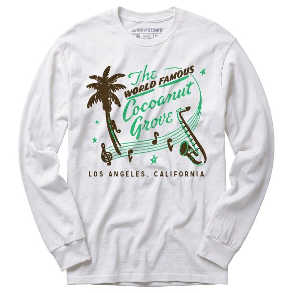 World Famous Cocoanut Grove - Los Angeles, CA - Vintage Restaurant - Long Sleeve T-Shirt