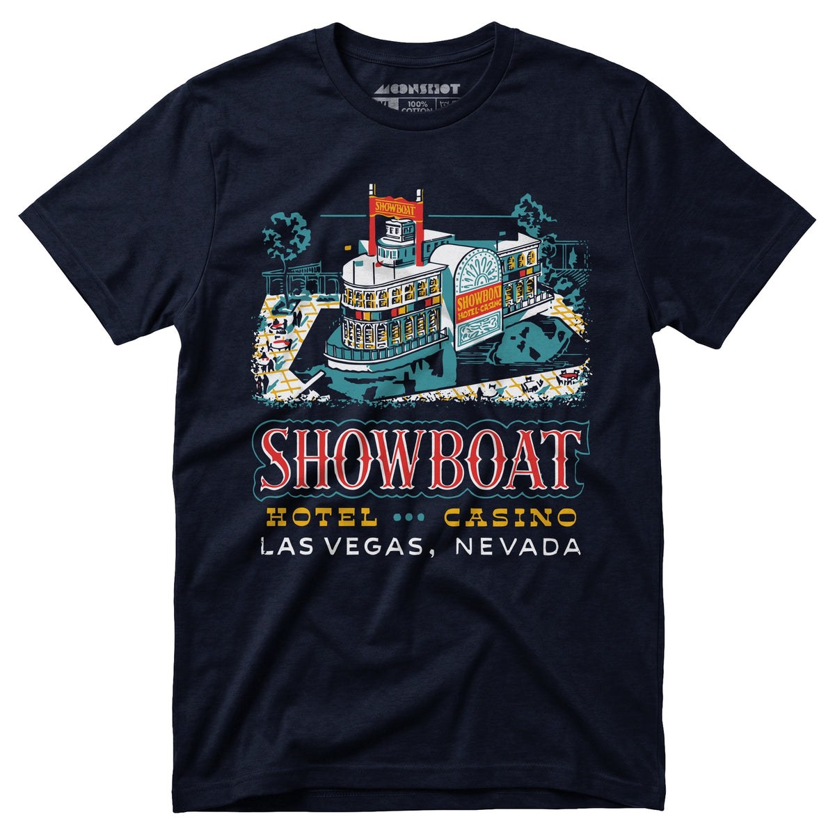 Showboat Hotel & Casino v2 - Vintage Las Vegas - Unisex T-Shirt