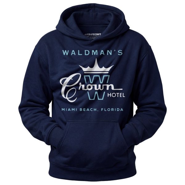 Waldman's Crown Hotel - Miami, FL - Vintage Hotel - Unisex Hoodie