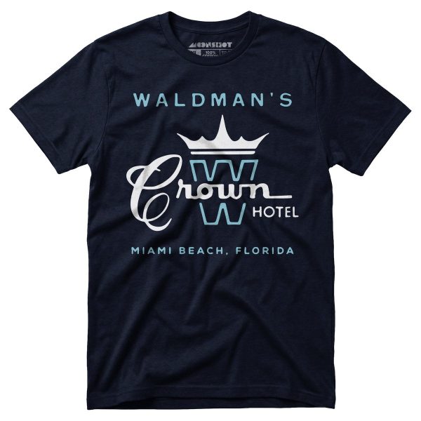 Waldman's Crown Hotel - Miami, FL - Vintage Hotel - Unisex T-Shirt