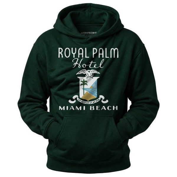 Royal Palm - Miami, FL - Vintage Hotel - Unisex Hoodie