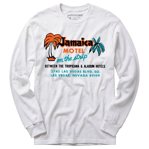 Jamaica Motel - Vintage Las Vegas - Long Sleeve T-Shirt