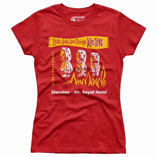 Kon-Tiki v2 - Cleveland, OH - Vintage Tiki Bar - Women's T-Shirt