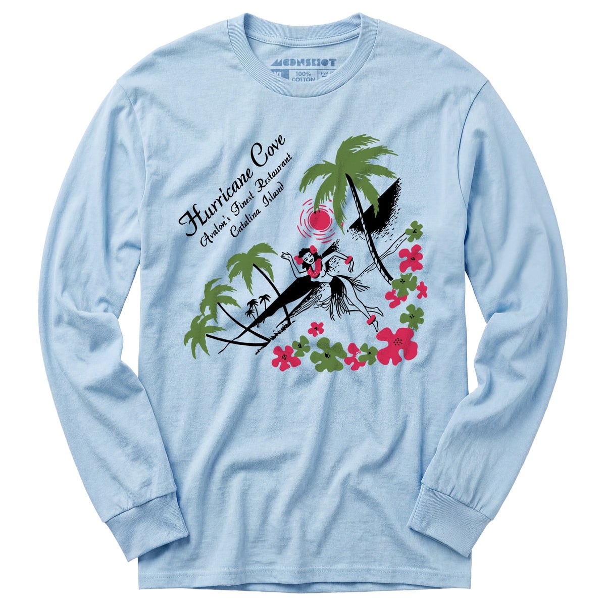 Hurricane Cove - Catalina Island, CA - Vintage Tiki Bar - Long Sleeve T-Shirt