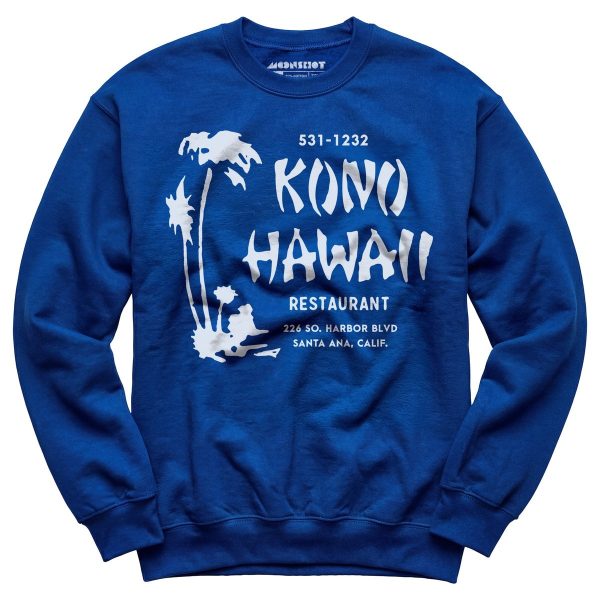 Kono Hawaii - Santa Ana, CA - Vintage Tiki Bar - Unisex Sweatshirt