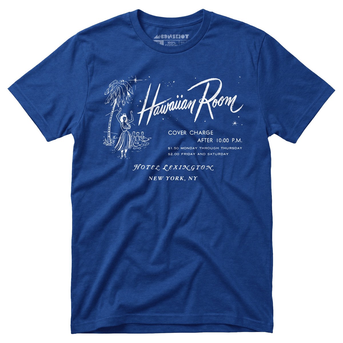 The Hawaiian Room Lexington Hotel - New York, NY - Vintage Tiki Bar - Unisex T-Shirt