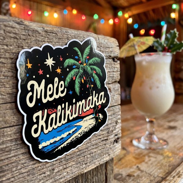 Mele Kalikimaka Christmas - Sticker
