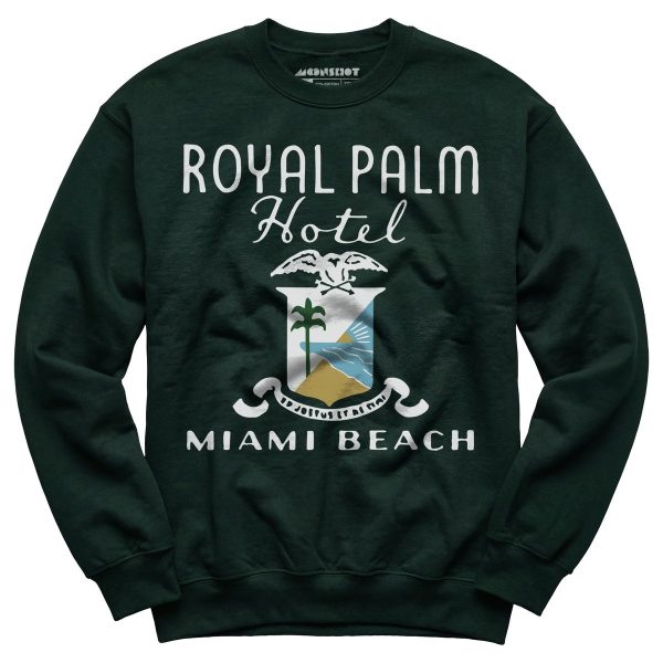 Royal Palm - Miami, FL - Vintage Hotel - Unisex Sweatshirt