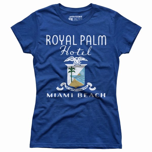 Royal Palm - Miami, FL - Vintage Hotel - Women's T-Shirt