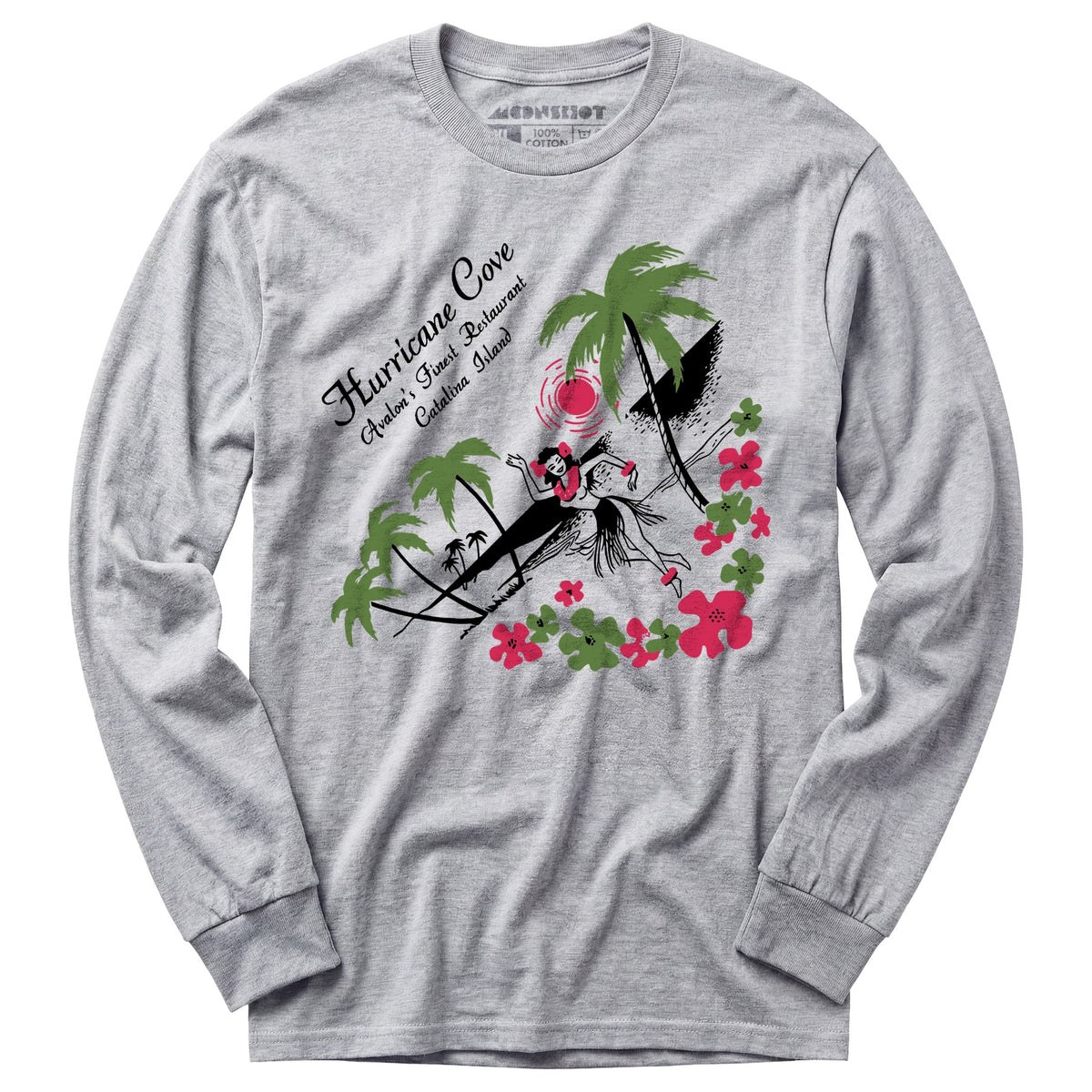 Hurricane Cove - Catalina Island, CA - Vintage Tiki Bar - Long Sleeve T-Shirt