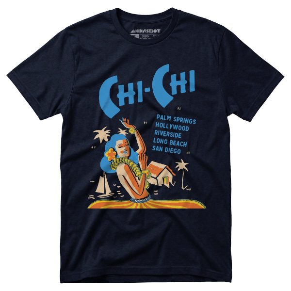 Chi Chi Supper Club - California - Vintage Tiki Bar - Unisex T-Shirt
