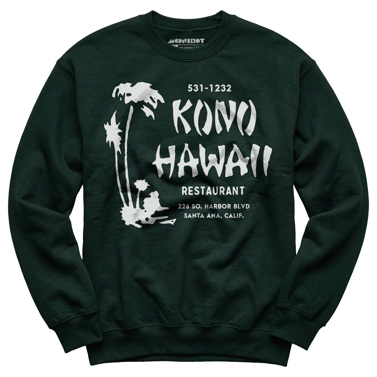 Kono Hawaii - Santa Ana, CA - Vintage Tiki Bar - Unisex Sweatshirt