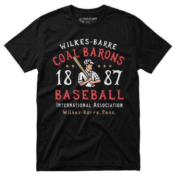 Wilkes-Barre Coal Barons - Pennsylvania - Vintage Defunct Baseball Teams - Unisex T-Shirt