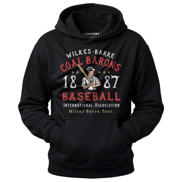 Wilkes-Barre Coal Barons - Pennsylvania - Vintage Defunct Baseball Teams - Unisex Hoodie