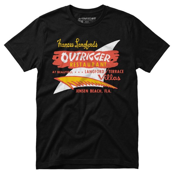 Outrigger - Jensen Beach, FL - Vintage Tiki Bar - Unisex T-Shirt