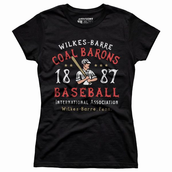 Wilkes-Barre Coal Barons - Pennsylvania - Vintage Defunct Baseball Teams - Women's T-Shirt