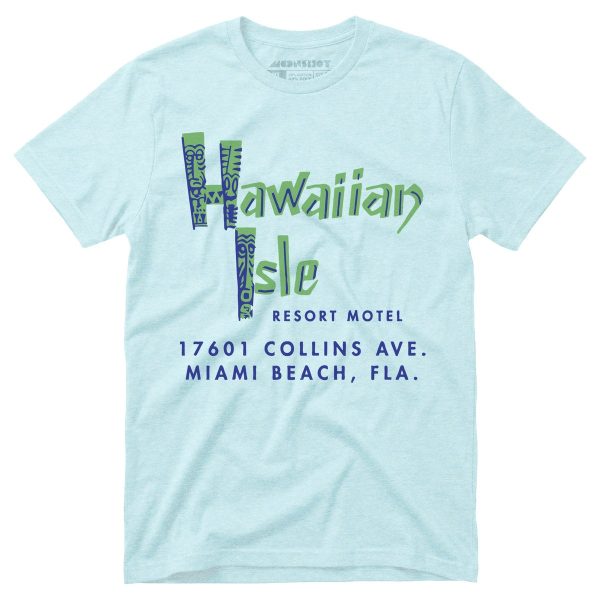 Hawaiian Isle Resort Motel - Miami, FL - Vintage Tiki Bar - Unisex T-Shirt