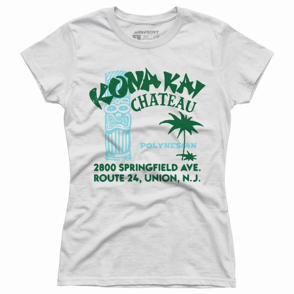 Kona Kai Chateau - Union, NJ - Vintage Tiki Bar - Women's T-Shirt
