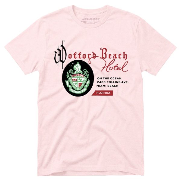 Wofford Beach Hotel - Miami, FL - Vintage Hotel - Unisex T-Shirt