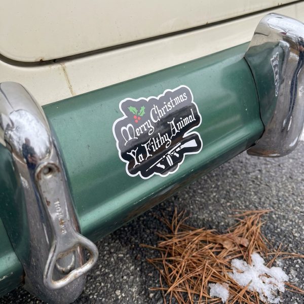 Merry Christmas Ya Filthy Animal - Sticker