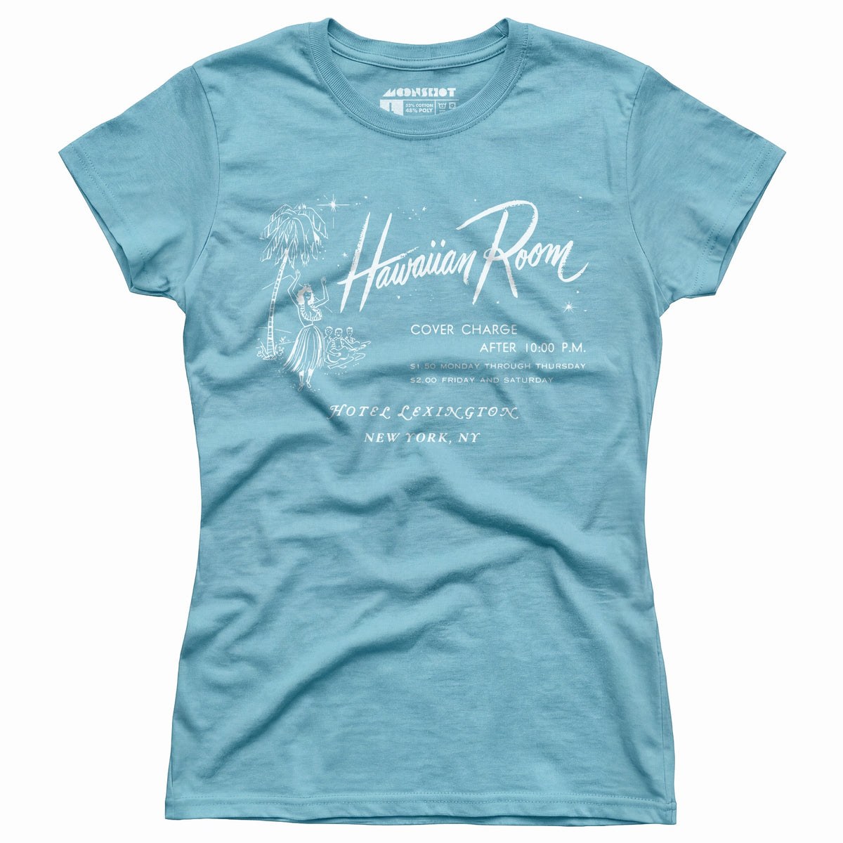 The Hawaiian Room Lexington Hotel - New York, NY - Vintage Tiki Bar - Women's T-Shirt
