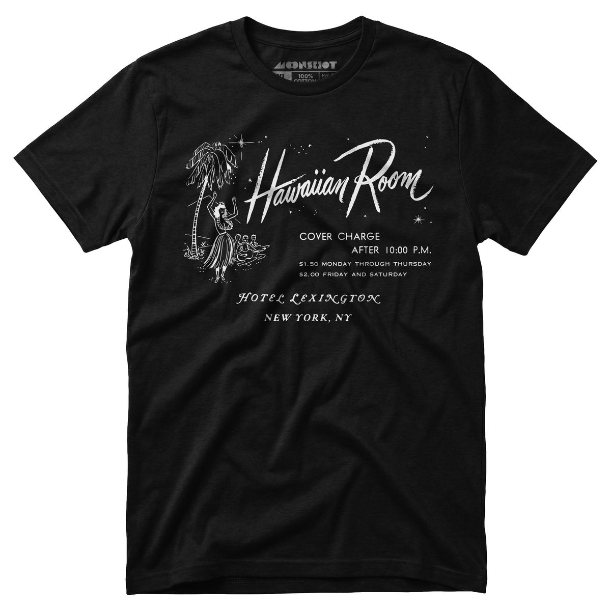The Hawaiian Room Lexington Hotel - New York, NY - Vintage Tiki Bar - Unisex T-Shirt