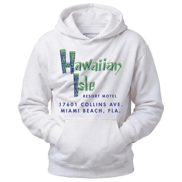 Hawaiian Isle Resort Motel - Miami, FL - Vintage Tiki Bar - Unisex Hoodie