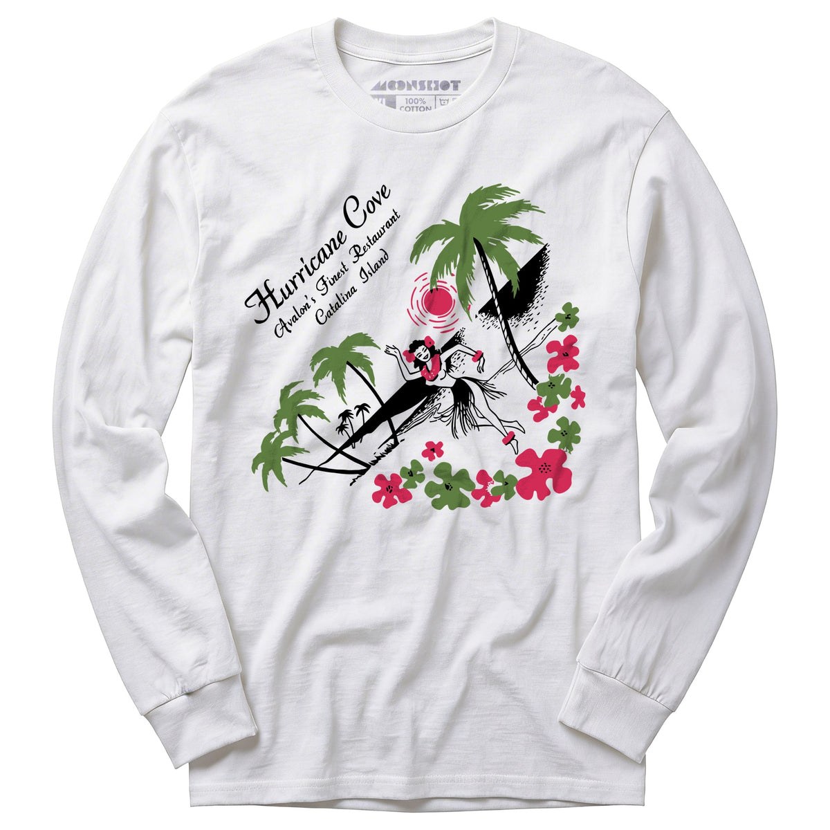 Hurricane Cove - Catalina Island, CA - Vintage Tiki Bar - Long Sleeve T-Shirt