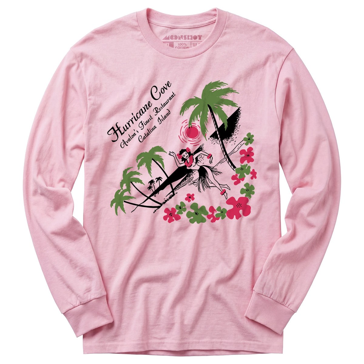 Hurricane Cove - Catalina Island, CA - Vintage Tiki Bar - Long Sleeve T-Shirt