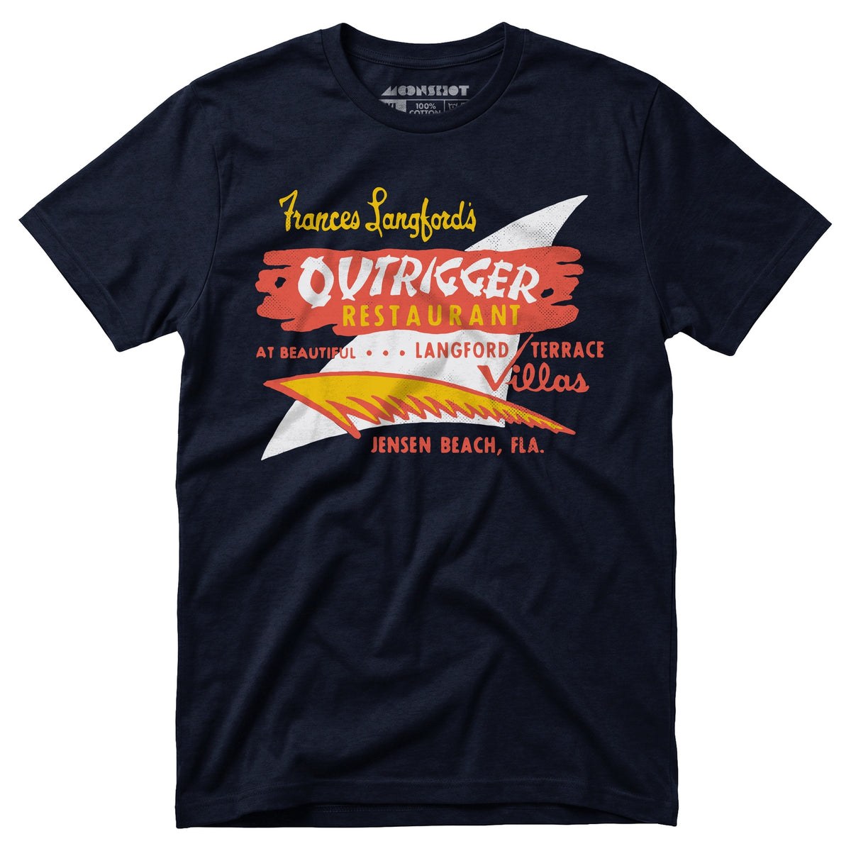 Outrigger - Jensen Beach, FL - Vintage Tiki Bar - Unisex T-Shirt
