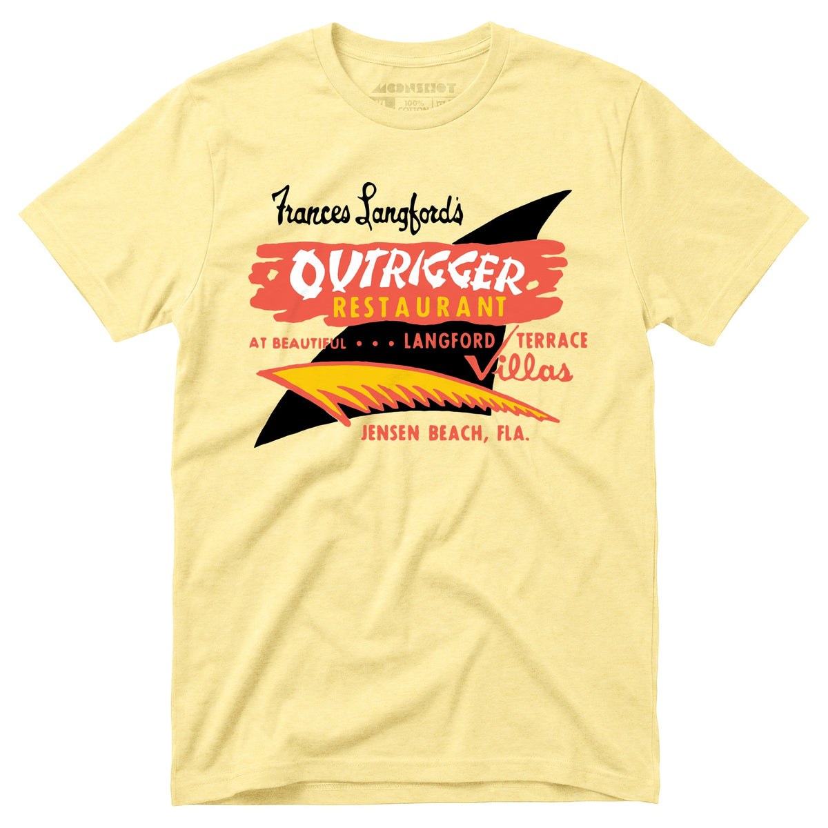 Outrigger - Jensen Beach, FL - Vintage Tiki Bar - Unisex T-Shirt