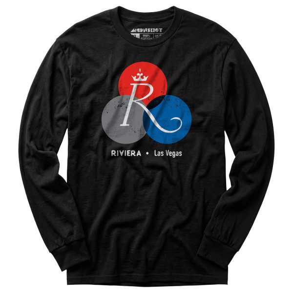 Riviera Hotel v3 - Vintage Las Vegas - Long Sleeve T-Shirt