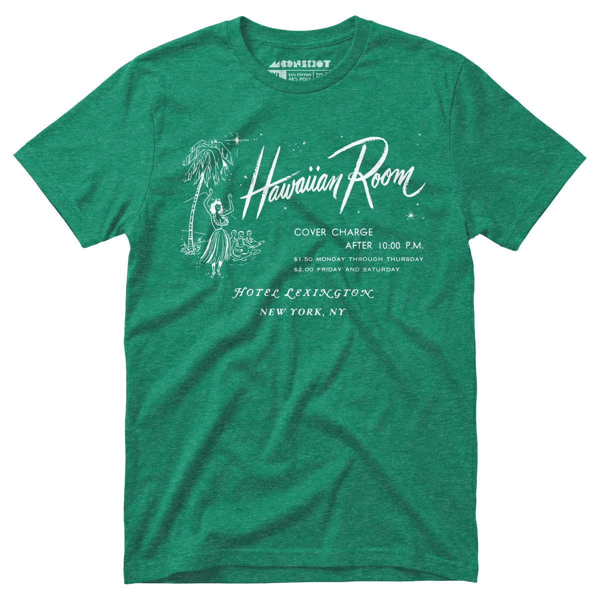 The Hawaiian Room Lexington Hotel - New York, NY - Vintage Tiki Bar - Unisex T-Shirt