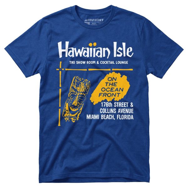 Hawaiian Isle - Miami Beach, FL - Vintage Tiki Bar - Unisex T-Shirt
