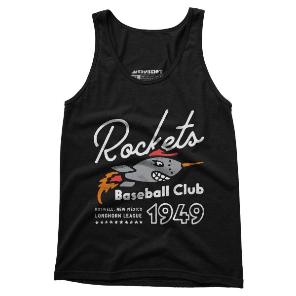 Roswell Rockets - New Mexico - Vintage Defunct Baseball Teams - Unisex Tank Top