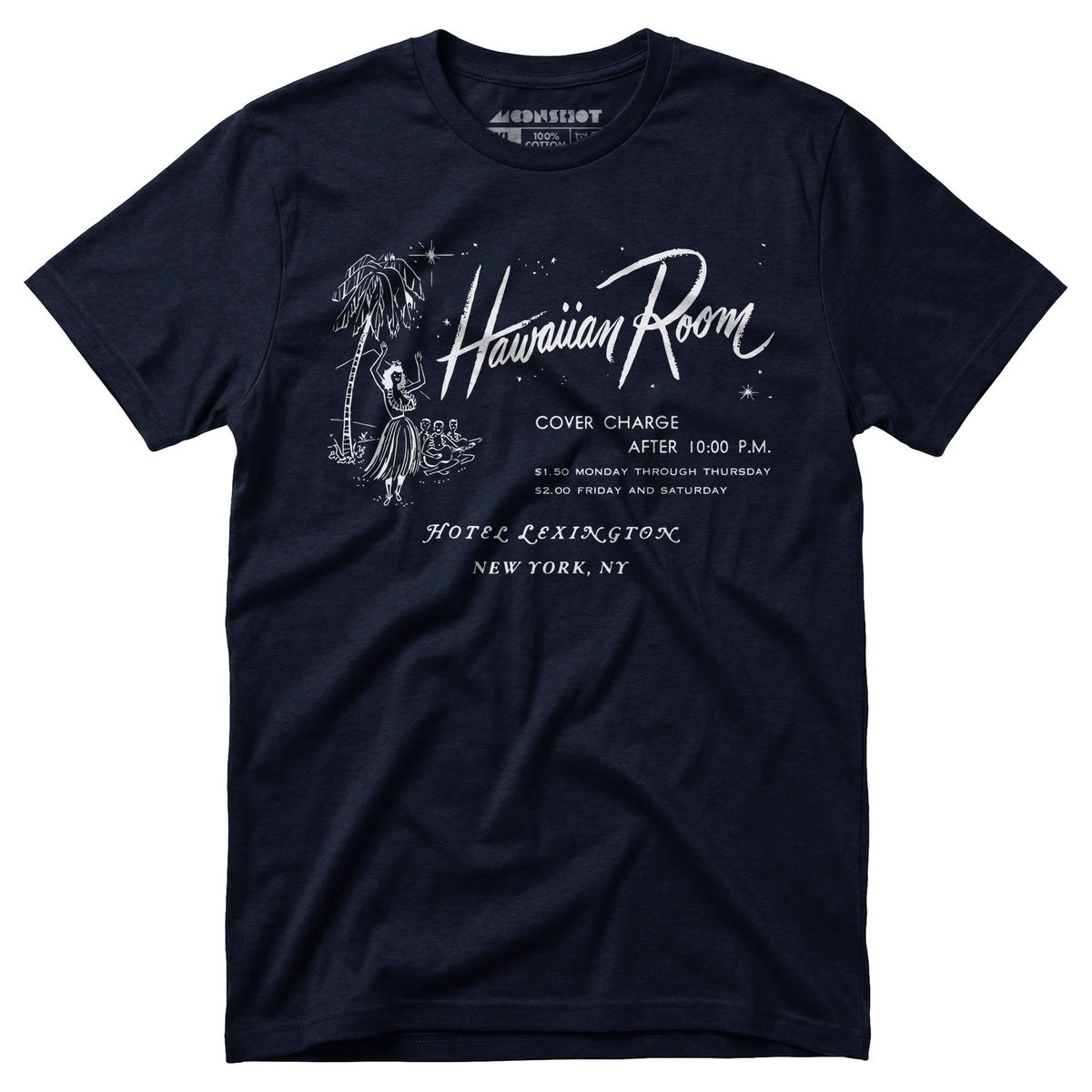 The Hawaiian Room Lexington Hotel - New York, NY - Vintage Tiki Bar - Unisex T-Shirt