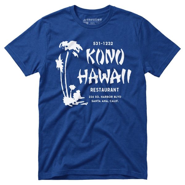 Kono Hawaii - Santa Ana, CA - Vintage Tiki Bar - Unisex T-Shirt