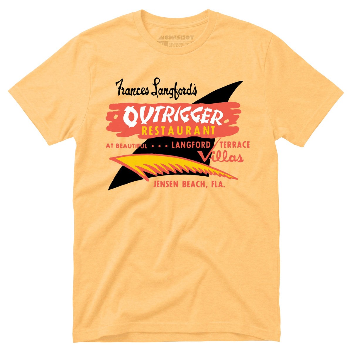 Outrigger - Jensen Beach, FL - Vintage Tiki Bar - Unisex T-Shirt